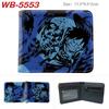 One Piece Anime Wallet Full Color Print Bi-fold Card Holder Student Anime Leather Purse