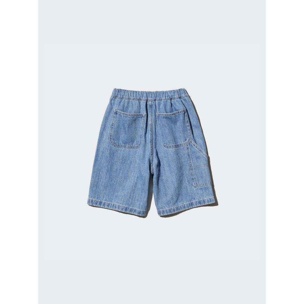 Uniqlo Kids Painter Easy Fiff Pants  Denim 