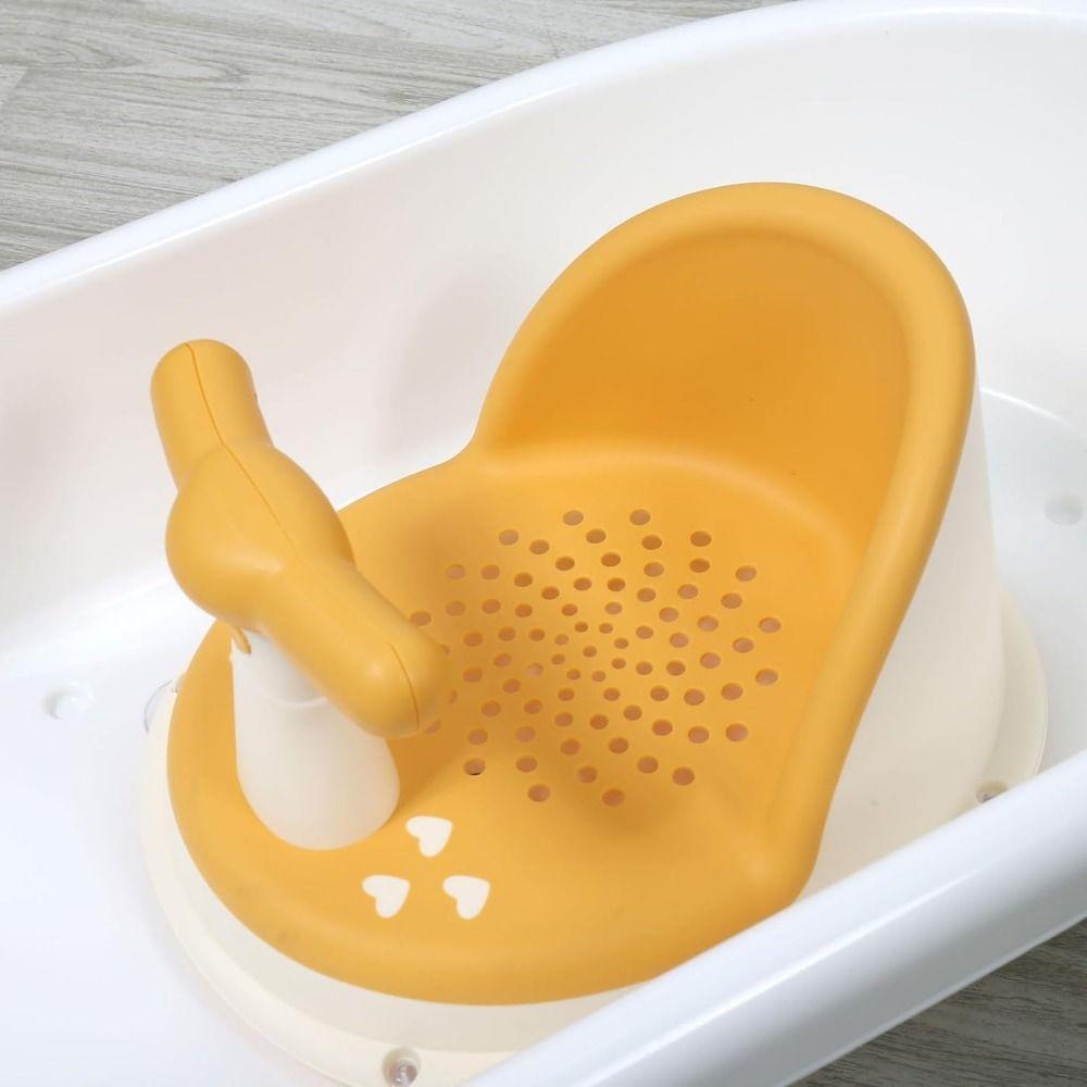 Portable Infant Bath Seat Non-Slip Baby Shower Seat Round Edge Infant Carseat  Summer