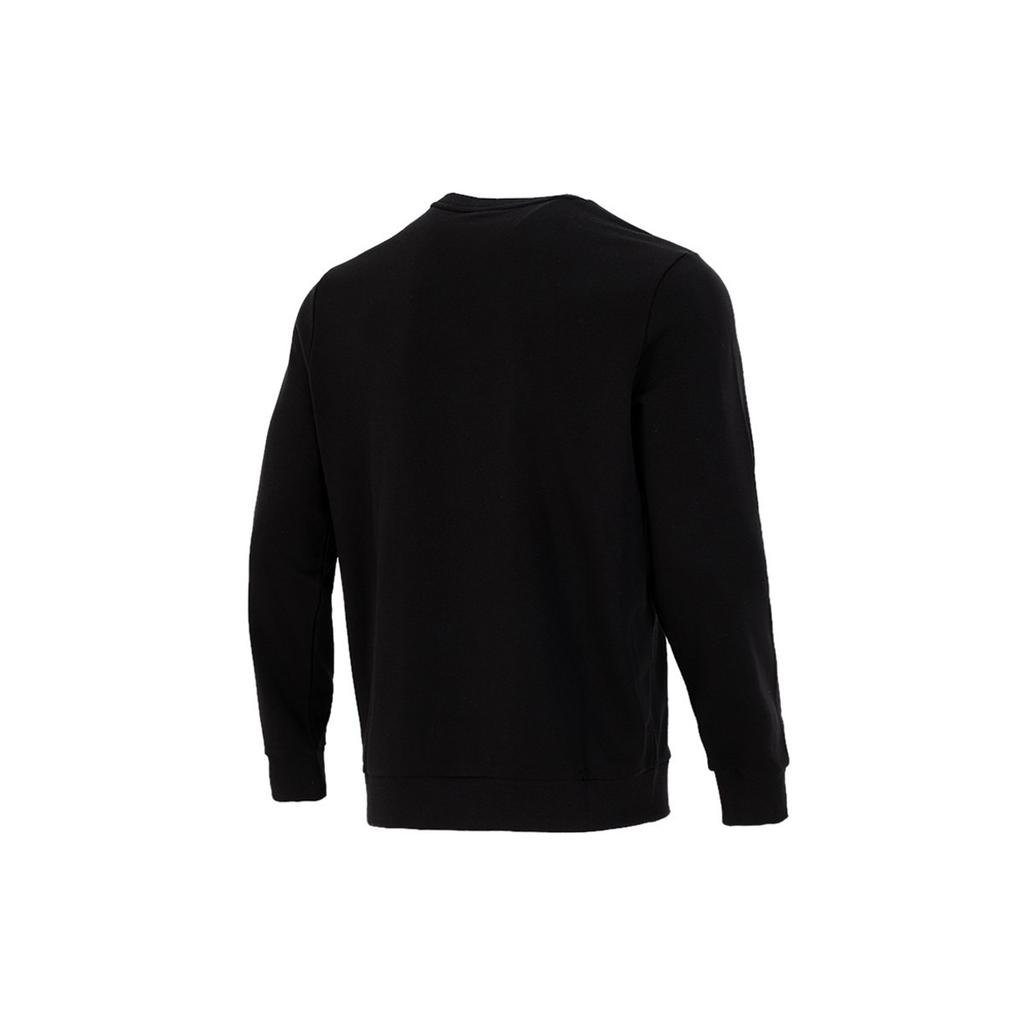 PUMA Logo Printing Sports Round Neck Pullover Black Men's 532912-01