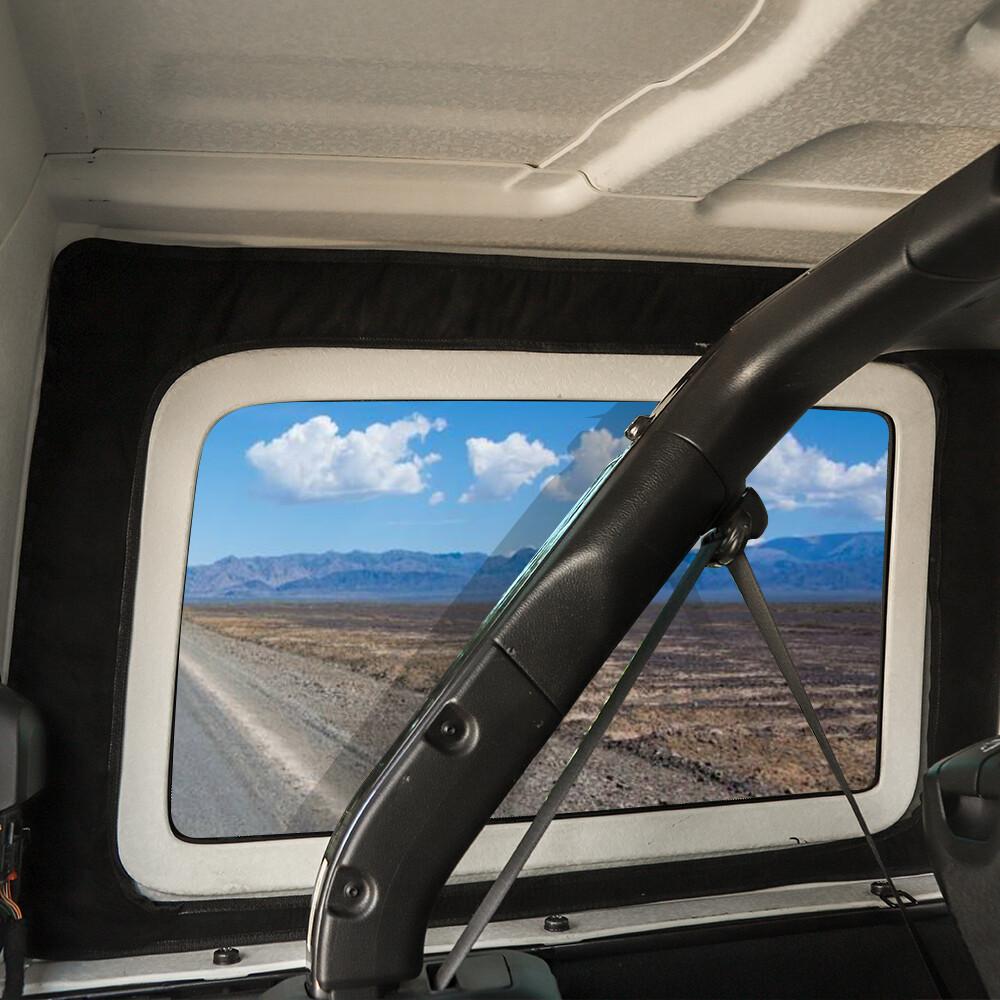2 шт. Хлопок для теплоизоляции заднего стекла для Jeep Wrangler JL 2018+ 4-дверный Черный