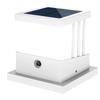 Solar Post Light 3 Color Temperature IP65 Waterproof LED Deck Fence Light for Outdoor White