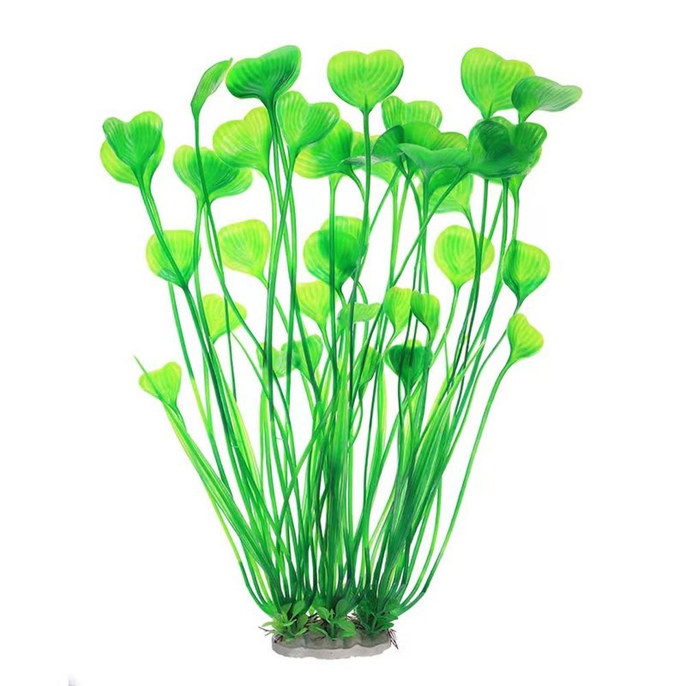 Realistic Artificial Aquarium Plants Including Spiral Kelp and Water Lotus to Enhance For Fish Tank Visual Appeal