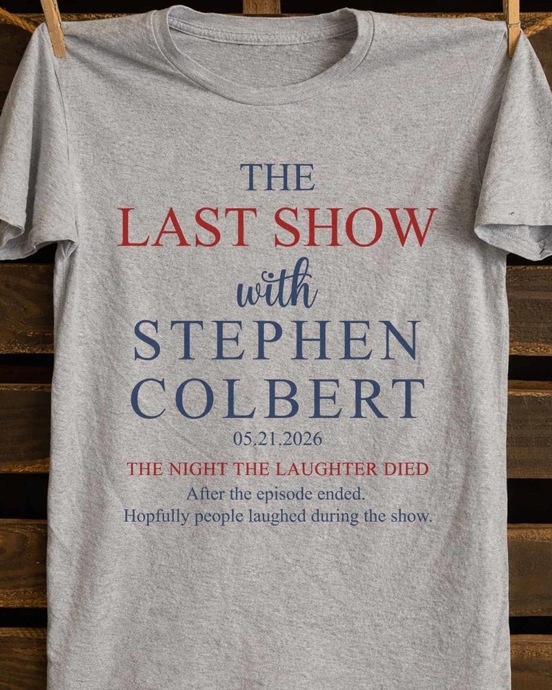 Late Night Comedy Tv Host 2026 Graphic Tee The Last Show T Shirt