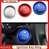 Кнопка запуска двигателя автомобиля, стоп-переключатель зажигания, кольцо для ключей, наклейка, накладка для Mazda CX5 CX3 CX4 Cx-3 3 6 Axela Atenza
