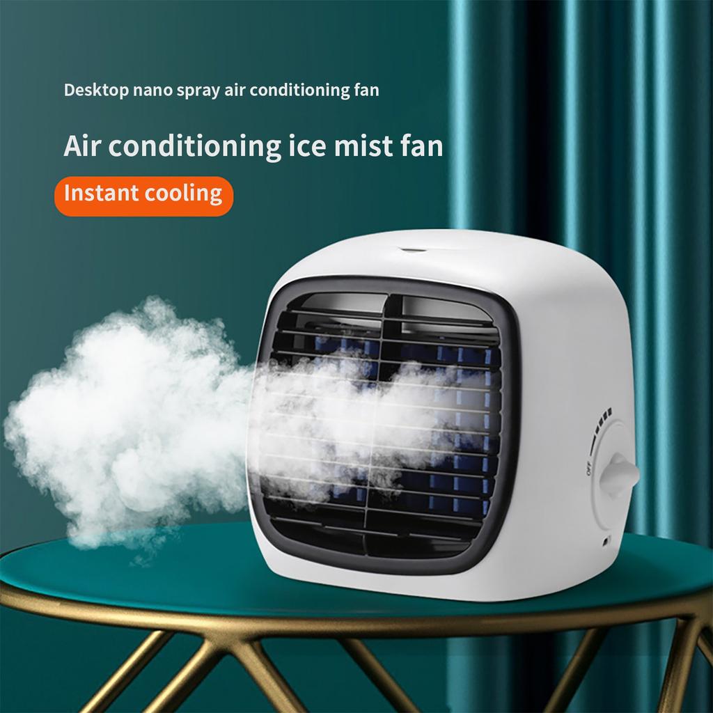 Portable Mini Conditioning Fan Household Refrigerator Desktop Cooler In Dorm
