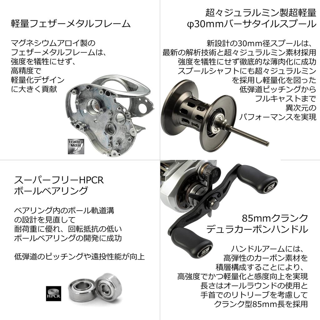 ZENON MG7-L Baitcasting Reel (Left-Handed)