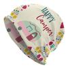 Happy Camping Trailer Camper Skullies шапочки кепки для унисекс женские уличные зимние теплые вязаные шапки для взрослых шапки с капюшоном
