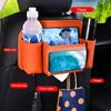 SEAMETAL Car Seat Back Organizer Storage Bag Multifunctional Storage Anti-Kick Mat Car Backseat Organizer Protector Pad