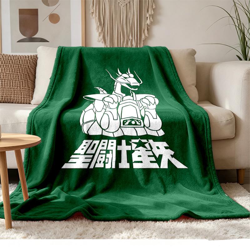 Saint Seiya A Soft and comfortable flannel Suitable for sofas living rooms outdoor camping travel and also makes a great anniversary gif