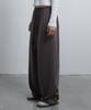 CHICKS Regular Striped Pants Brown