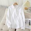Spring and Autumn Women's Casual Loose Lapel Long-sleeved Business Shirt