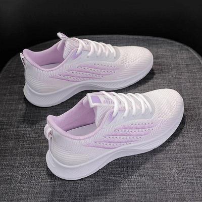 Женские легкие нескользящие дышащие кроссовки для бега с мягкой толстой подошвой