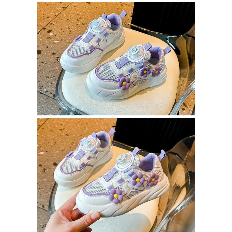 Обувь для сноуборда для девочек с вращающейся пряжкой, летняя одинарная сетка, маленькие белые туфли, сетка, красная принцесса, спортивная обувь, нескользящая, мягкая подошва, прилив