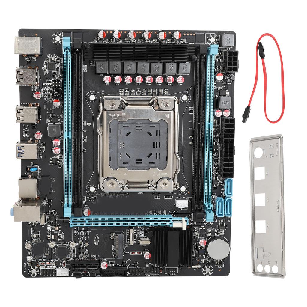 Материнская плата X99 4-канальная DDR4 NVME M.2 PCIe 16X Gen 3.0 Многофазное питание Материнская плата ATX для настольного компьютера, игровая