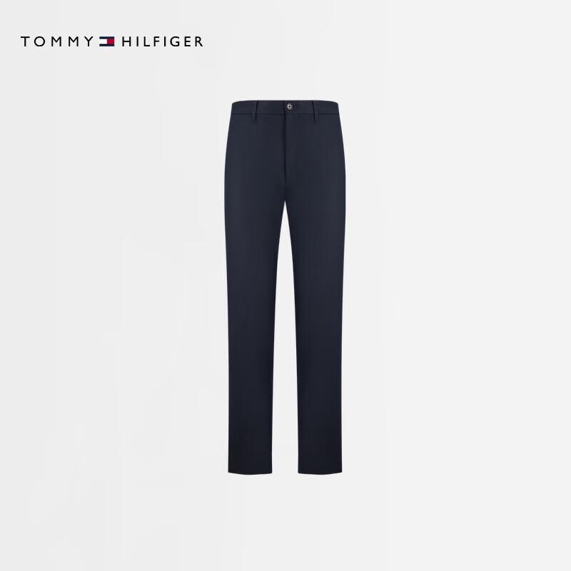 Tommy Hilfiger Мужские эластичные брюки твил прямого кроя