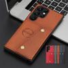 Кожаный кошелек Чехол для телефона Для Samsung Galaxy S24 S23 S22 S21 S20 Ultra FE S10 Note 9 10 Plus Слот для карт Держатель-подставка Задняя крышка