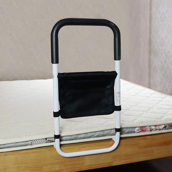 Elderly Adults Bed Rail with Sensor Light Height Adjustable Bed Assist Grab Bar Handle