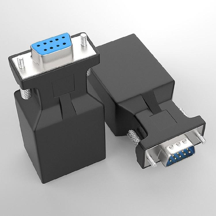 Промышленные 9-контактные в RJ45 Конвертеры RS232 в RJ45 Ethernet Конвертеры для Точных Машин и POS-Оборудования ПВХ Корпус