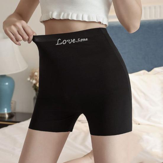 Женские трусы, защитные брюки, бесшовные однотонные трусы с контролем живота, облегающие женские трусики Elatsic, внутренняя одежда