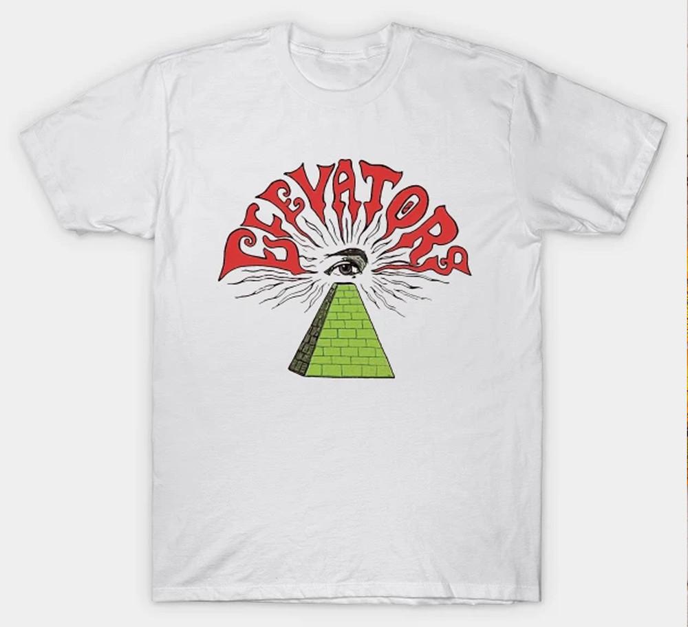 ГОРЯЧАЯ НОВИНКА Футболка группы The 13th Floor Elevators Белая Унисекс S-5XL Унисекс Футболка