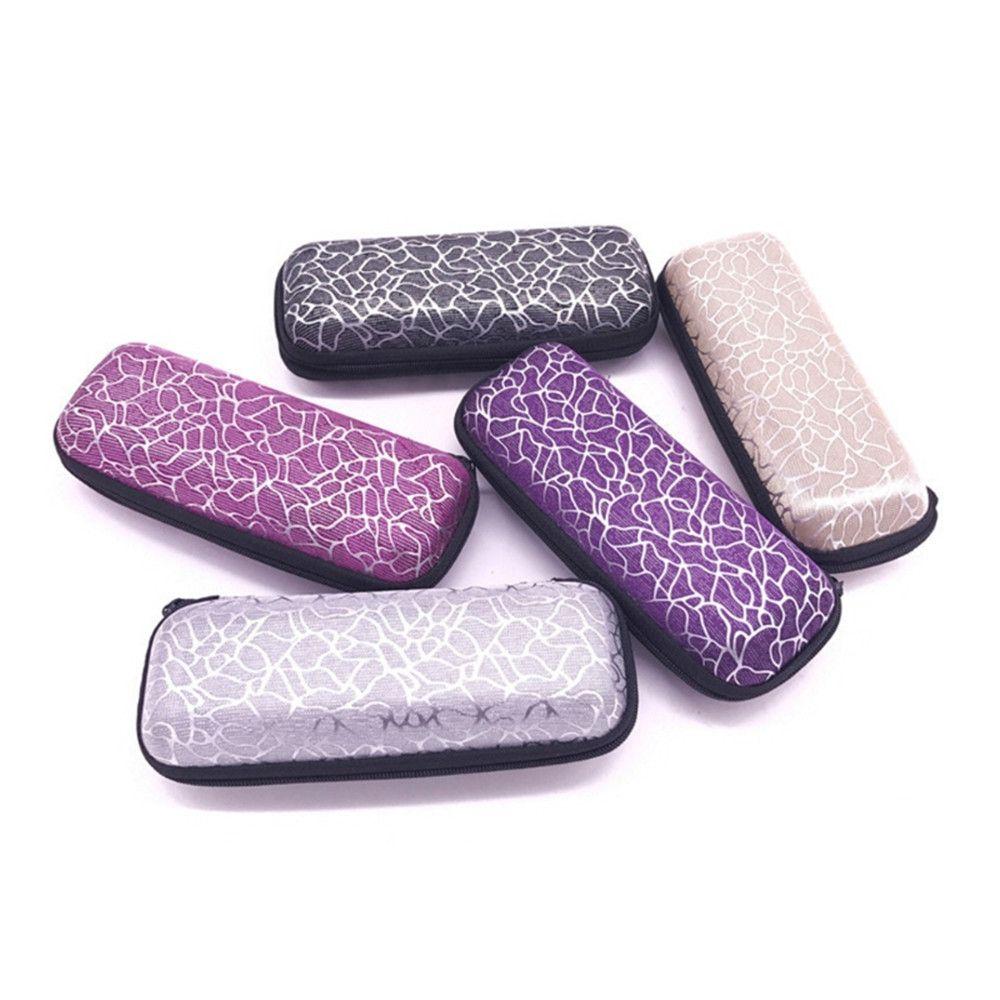 Портативные прямоугольные контейнеры для очков, защитная коробка на молнии, жесткий футляр для очков, солнцезащитных очков