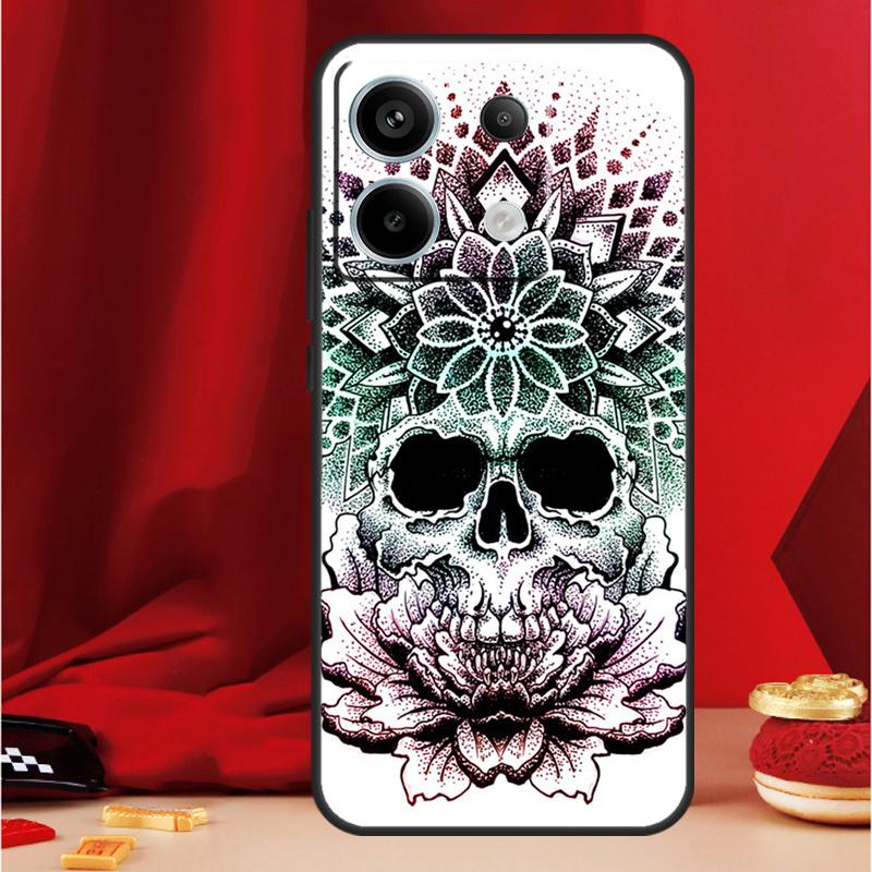 Чехол с узором Мандала для Xiaomi Redmi Note 14 12 11 10 13 15 Pro Plus Redmi 15 13 10C 12C 13C 14C 15C Funda