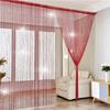 Curtain Living Room Curtains Shiny Tassel Hanging String Door Window Curtain String Door Divider Drape Valance Home Decoration