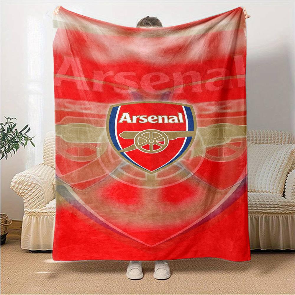 Arsenal Blanket Soft Warm Cozy Great for Chair Livingroom Sofa All-Season Use Playful Design Birthday Christmas Gift Blanket