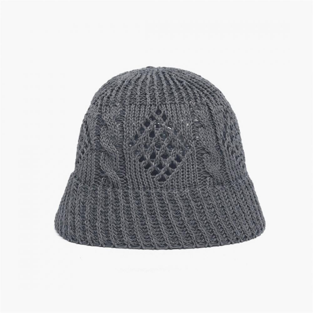 New Arrivals Open Run Women Diamond Braid Summer Bucket Hat