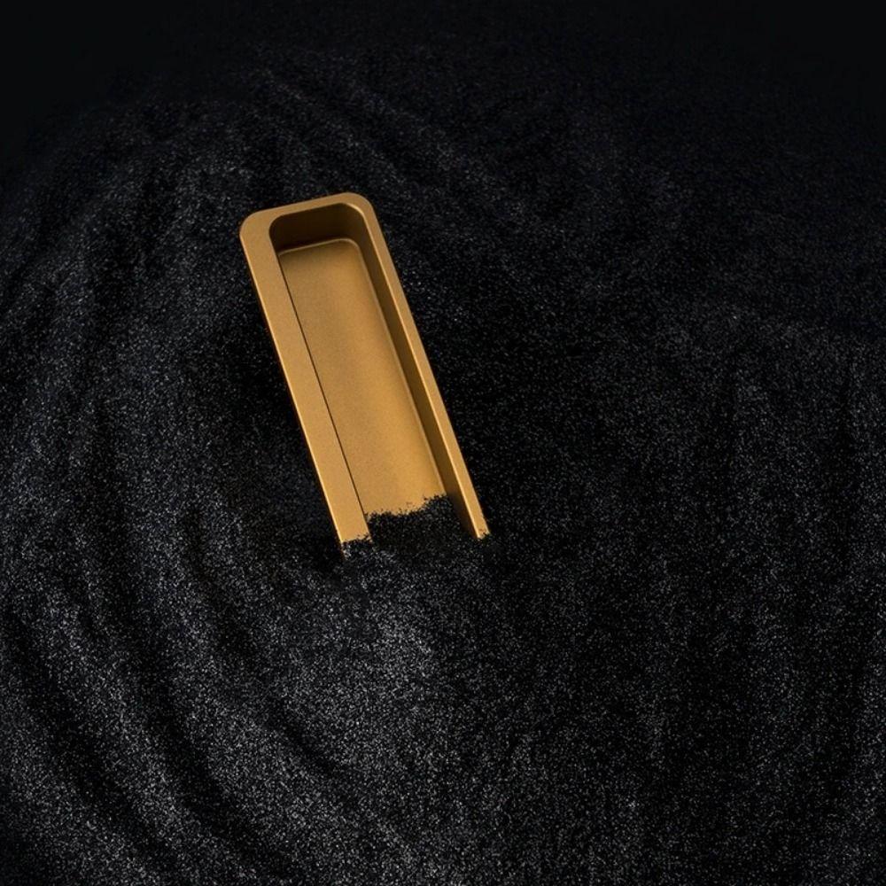 Modern Style Recessed Cabinet Door Handle Metal Slotting Sliding Door Handle Closet
