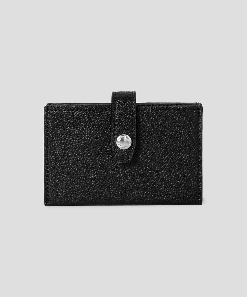 Аксессуар Beanpole Кожаный кошелек-гармошка Черный