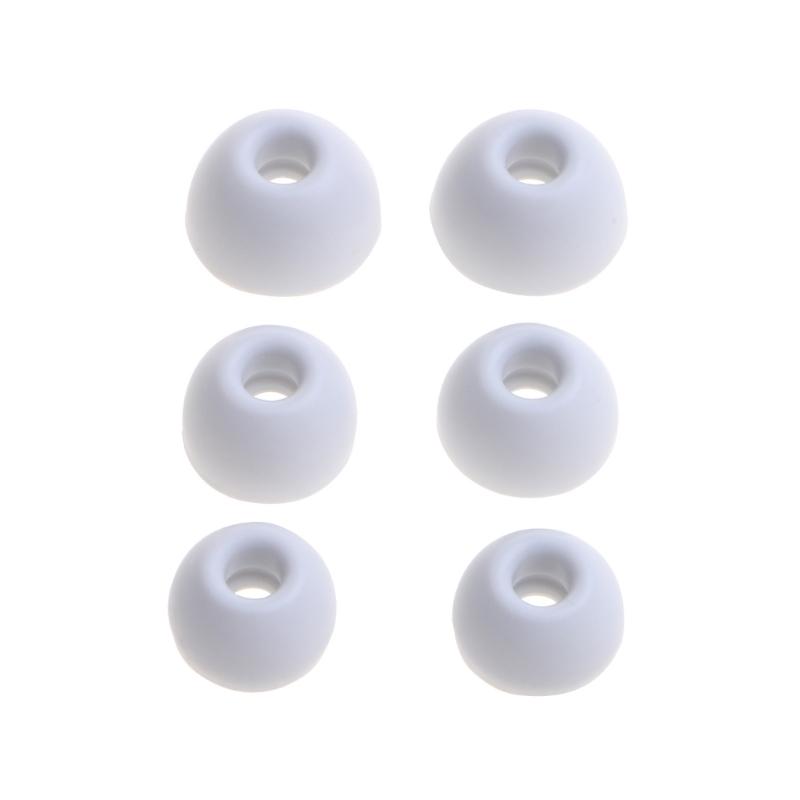 3 Pairs Silicone Eartips Ear Plug Earbuds Cover Replacement Anti-slip Eartips Protective Sleeve for Studio Buds/Fit Pro