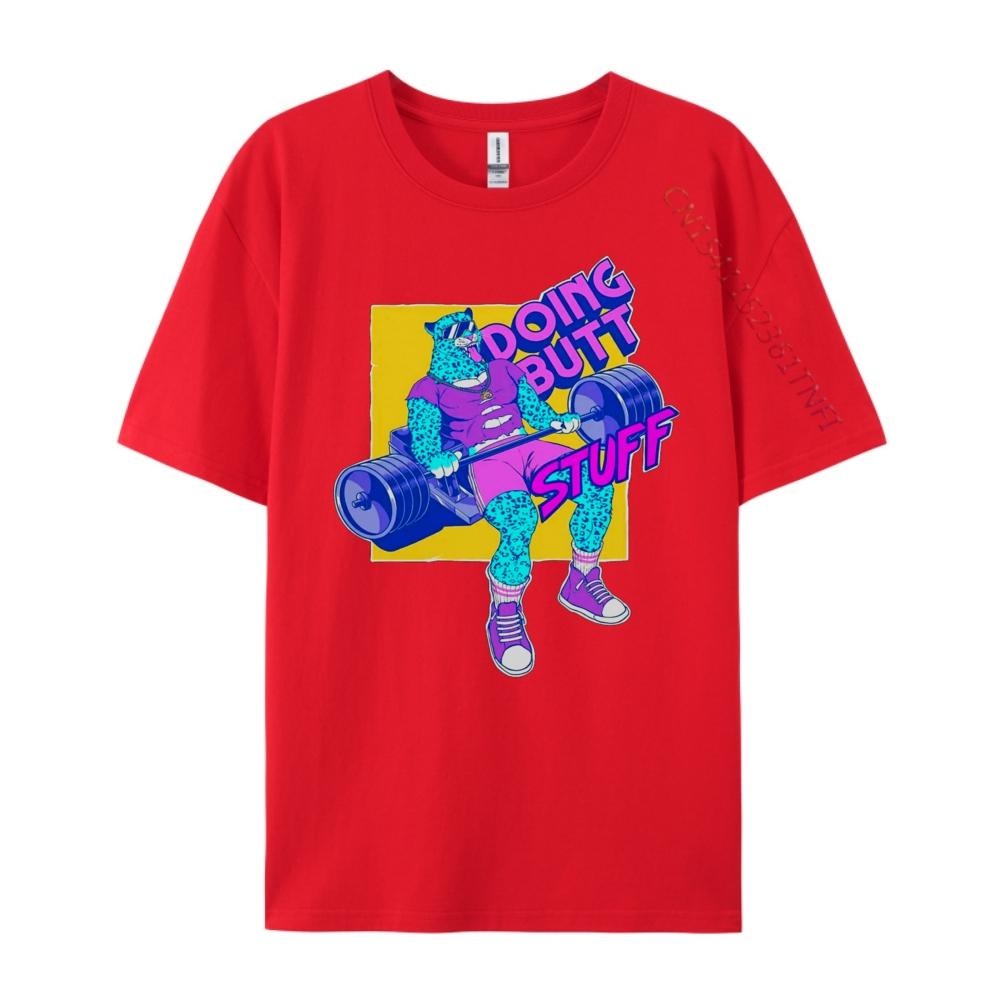 Funny Doing Stuff Workout Bodybuilding Fitness Gym Muscle Men T Shirts High Quality Mens Breathable Oversized Tops Plus Size