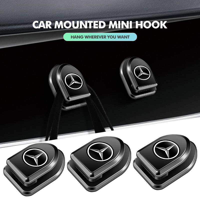 FA034Pcs Car Seat Invisible Hook Auto Interior Accessories For Mercedes Benz CLK GLC W212 C200 C300 W203 W204 W205 W169 W176 GLC
