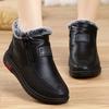Women's Large Size Thickened Winter Warm Fur One Snow Boots Thickened Lined Ankle Boots Non-slip Hiking Sports Martin Boots