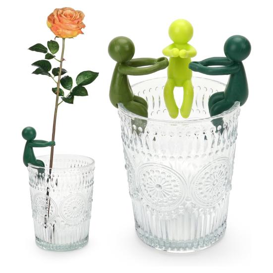 3 шт. Антропоморфный держатель для растений Подставка для растений для ростков Стебли Побеги Черенки