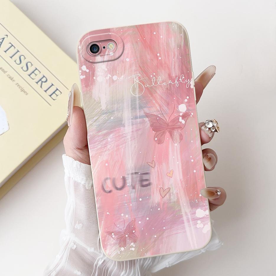 For Apple iPhone 6 6S Plus Case Fashion Candy Painted Cover Shockproof Phone Case For iPhone 6S Plus iPhone6 S Soft Fundas Coque