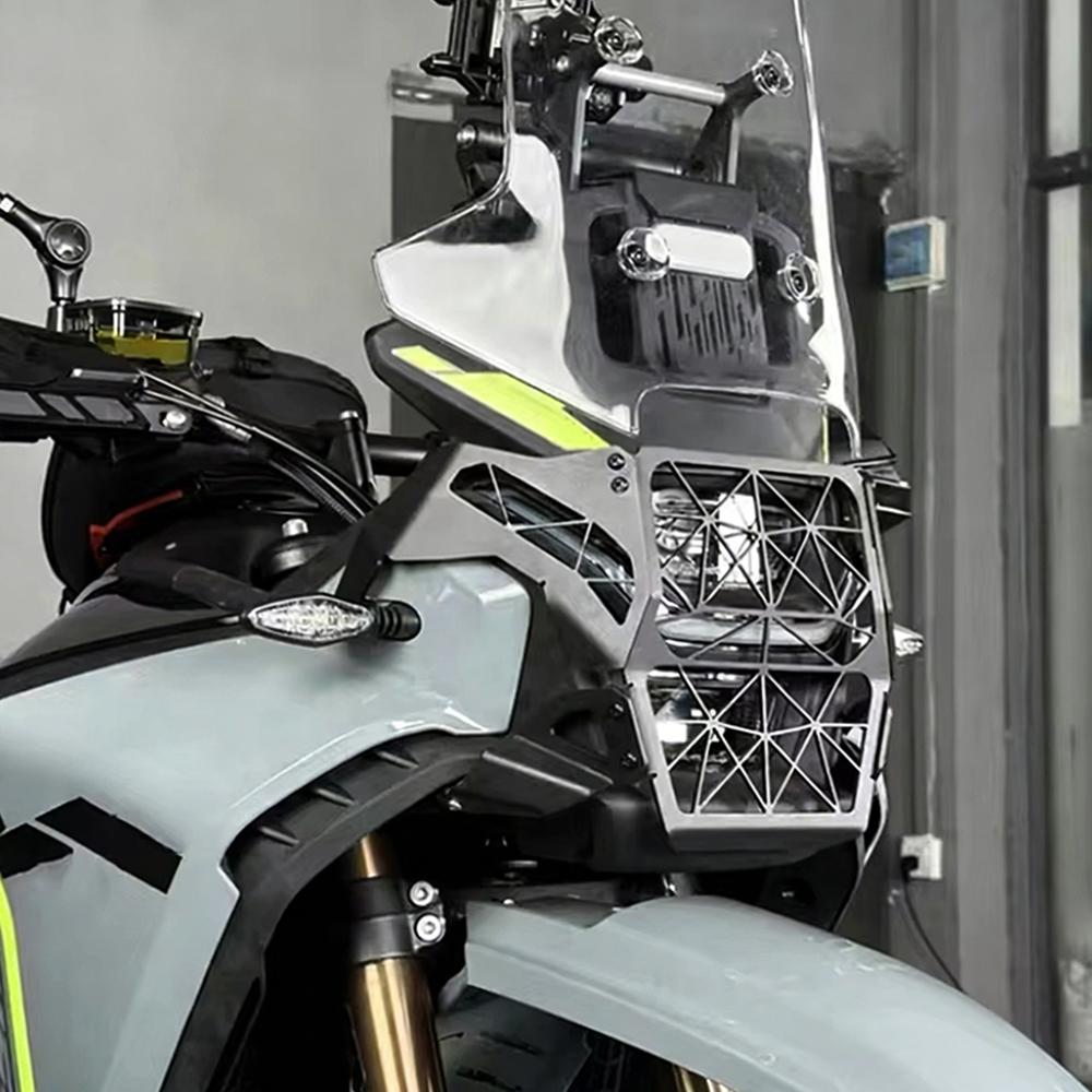 Сетка-защита передней фары мотоцикла Решетка Для CFMOTO CF MOTO 450 MT 2024 2025 2026 Защита фары Защитный кожух лампы Аксессуары