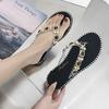 Shoes Woman Spring Summer 2025 Thong Flat Flip Flops Rhinestone Fashion Comfortable Opened Toe Luxury Sandals Women Designers
