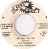 7-дюймовая пластинка LOU SPARKES THE NOW GENERATION Return To Me S246 Gay Feet 1971 Ямайка Регги Ска Даб Б/у