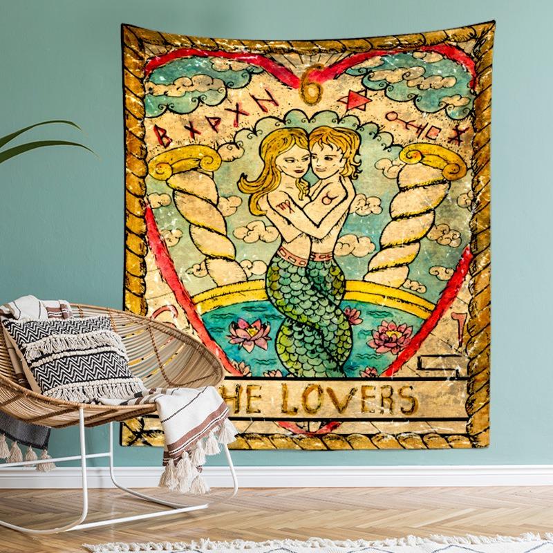 Ретро настенный узор гобелен украшение для дома гобелен офис гостиная гобелен