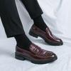 Thick Bottom Mens New Arrival Loafers Brand Dress Flats Leather Fashion Casual Shoes Men All-match Men's Business Walking Shoes