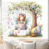 Наклейки на стену с пасхальными и весенними феями для девичьей комнаты, спальни, гостиной, детского сада, декора фона (2026 год)