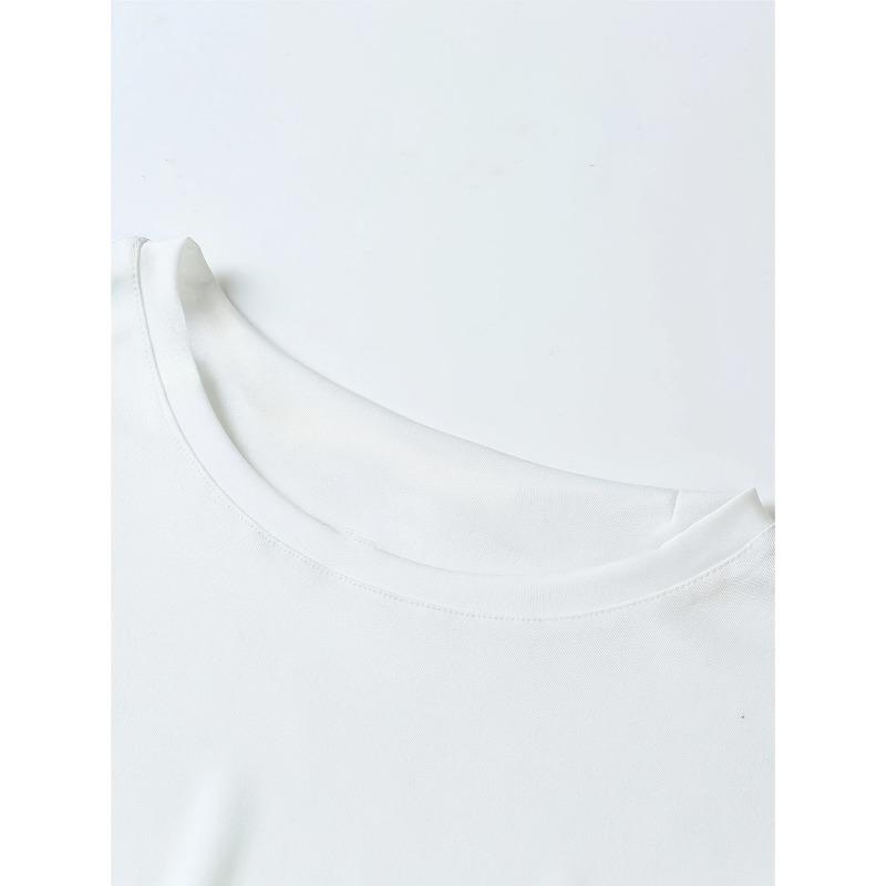 Графическая футболка европейского размера для женщин с изображением пасхального яичного дерева - Повседневный пастельный весенний топ с короткими рукавами и круглым вырезом