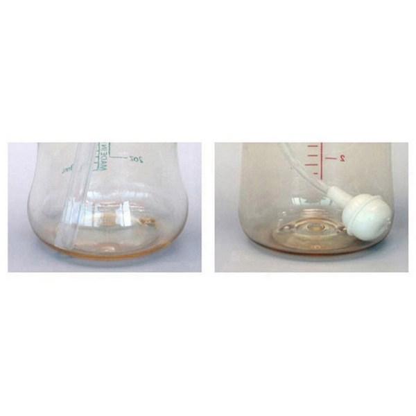 Purea Straw Top 8p + Straw 4p + Weight Straw 4p + Straw Brush 2p Gromimi Double Heart Compatible, Transparent, 1 Set