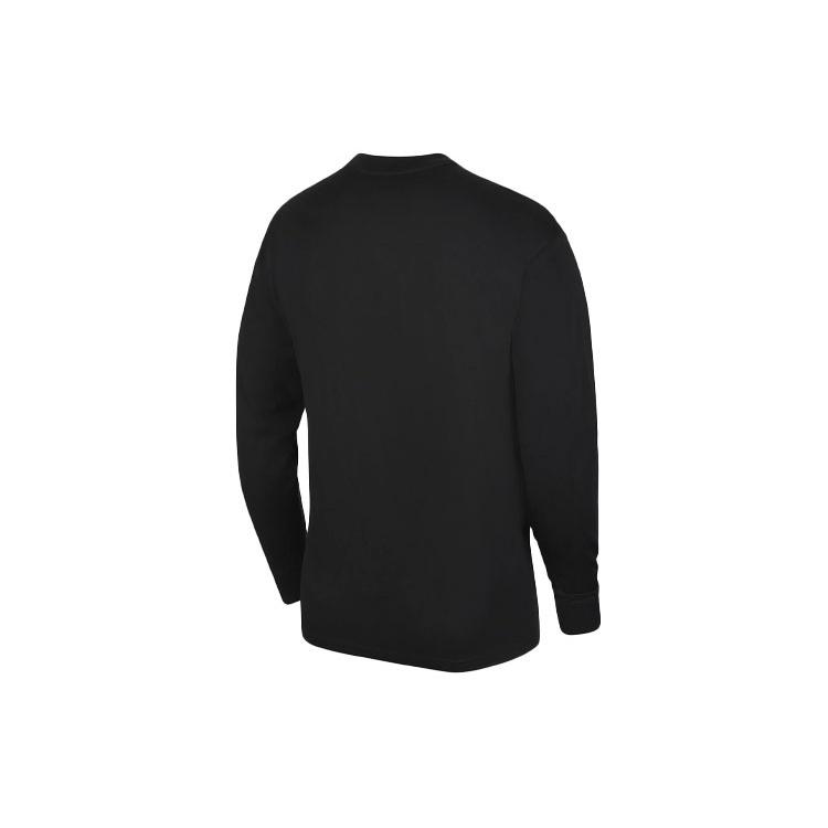 Nike NBA Courtside Los Angeles Lakers Athleisure Casual Sports Printing Round Neck Pullover Black Men's CV5999-010