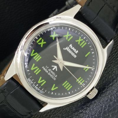 HMT JAWAN ВИНТАЖНЫЕ МЕХАНИЧЕСКИЕ ИНДИЙСКИЕ МУЖСКИЕ ЧАСЫ С ЧЕРНЫМ ЦИФЕРБЛАТОМ a700268-5