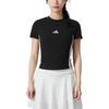 adidas ESSENTIALS Обычная футболка Женская Черная JY8570