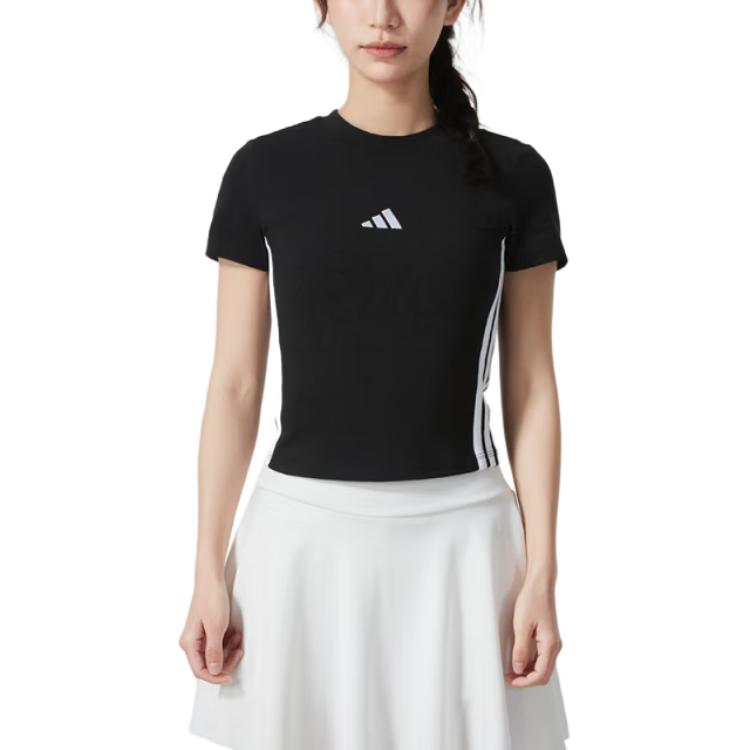adidas ESSENTIALS Обычная футболка Женская Черная JY8570